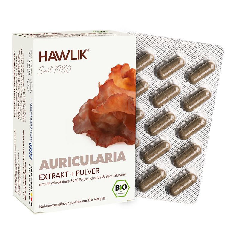 HAWLIK Bio Auricularia E+P Kapseln 60