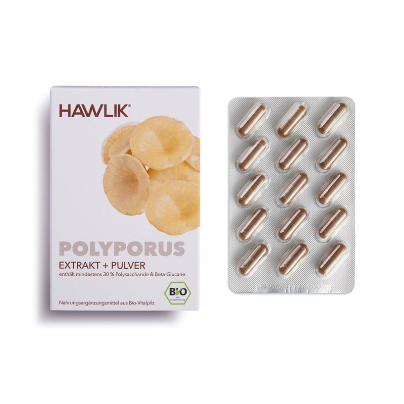 HAWLIK Bio Polyporus Extrakt + Pulver 60
