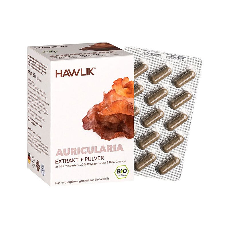 HAWLIK Bio Auricularia E+P Kapseln 120