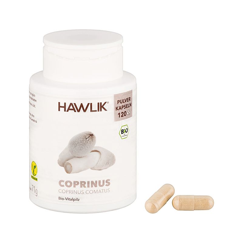 HAWLIK Coprinus Pulver Kapseln 120