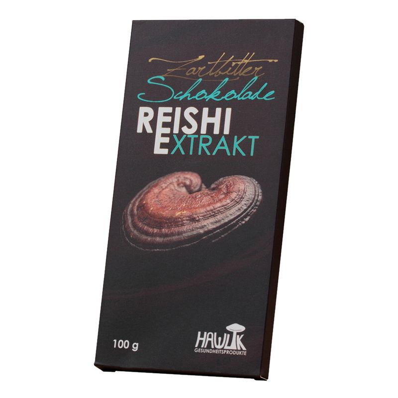 HAWLIK Zartbitter Schokolade mit Reishi Extrakt