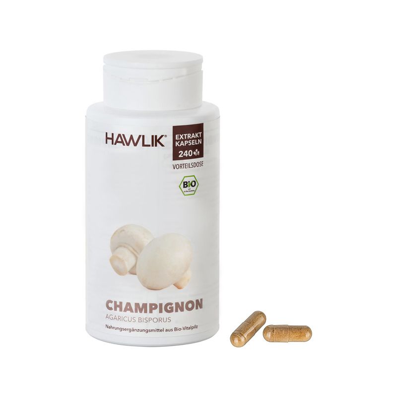 HAWLIK Bio Champignon Extrakt Kapseln 240