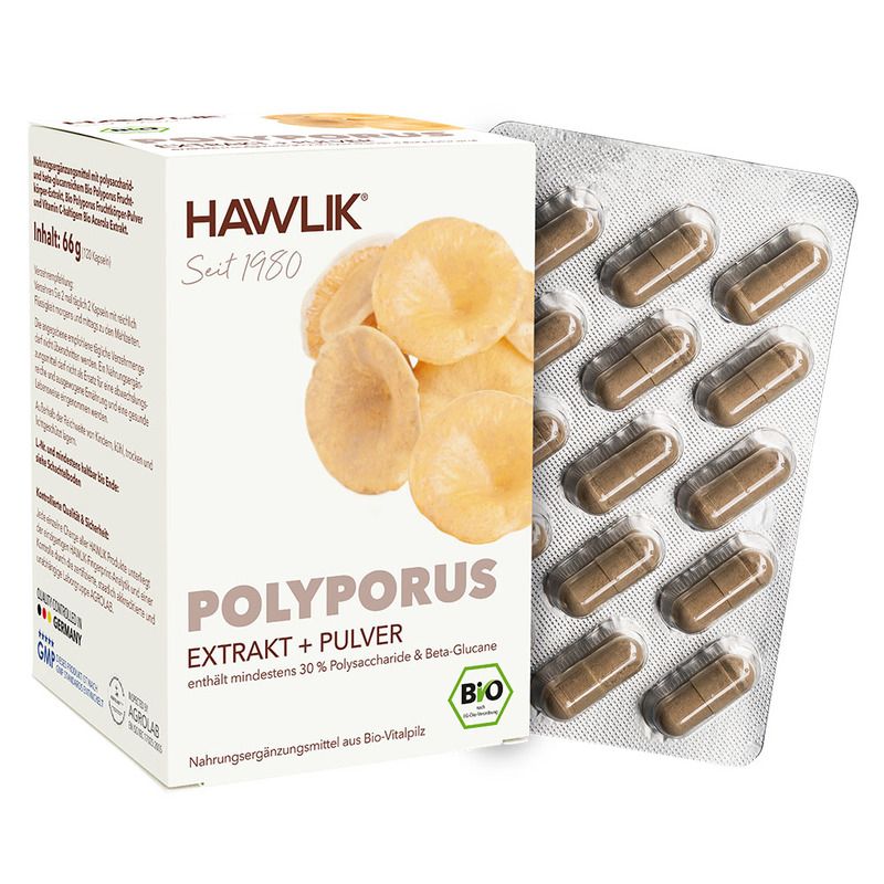 HAWLIK Bio Polyporus Extrakt + Pulver 120