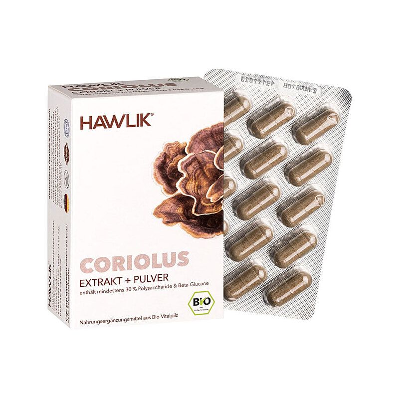HAWLIK Bio Coriolus E+P Kapseln 60