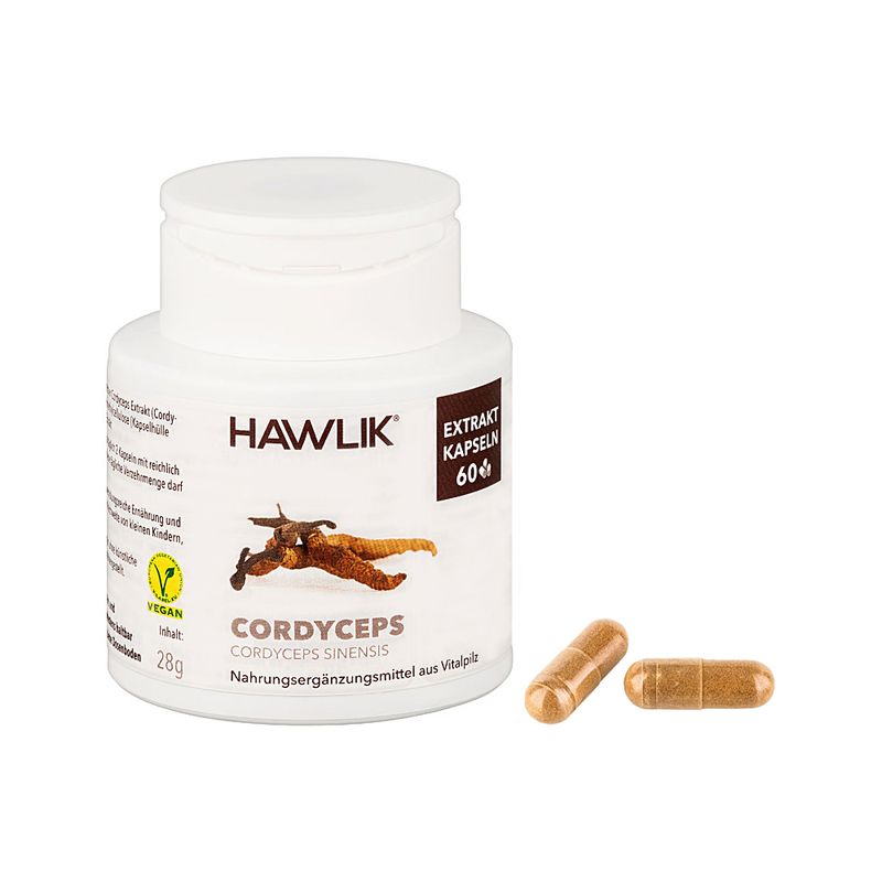 HAWLIK Cordyceps Exktrakt Kapseln 60