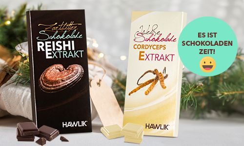 Jetzt ist Schokoladenzeit. Genießen Sie lecker Schokolade von HAWLIK