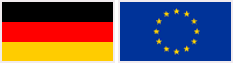 Flaggen Deutschlang und EU